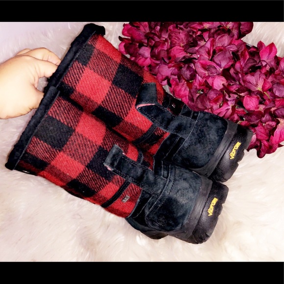 UGG Butte Redwood Boot Buffalo Check Snow Boot - Picture 7 of 8